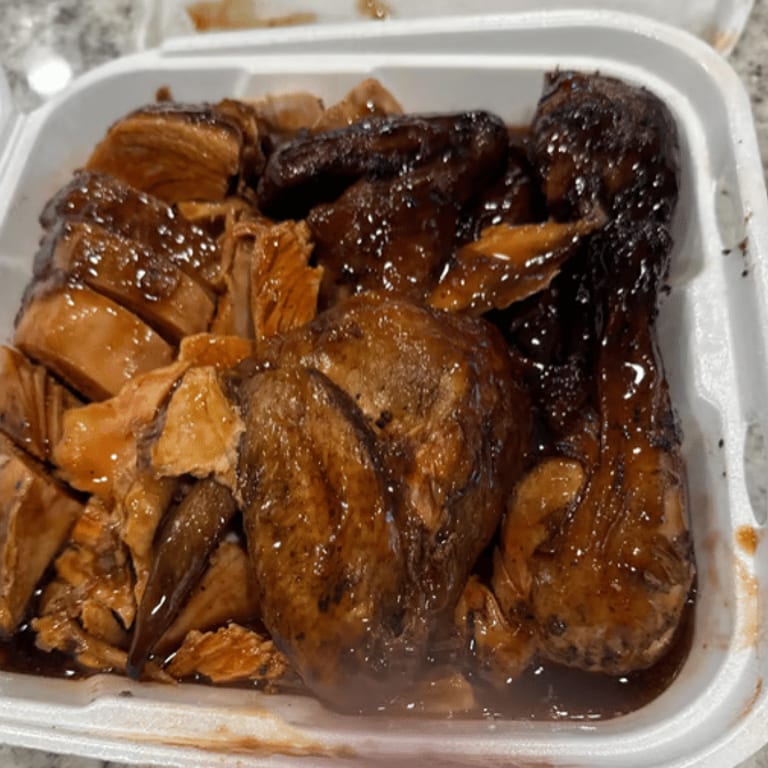 Lunch at Our Southern BBQ Restaurant