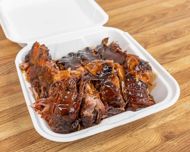 1/2 slab of ribs.